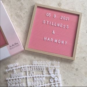 Pink Letterboard